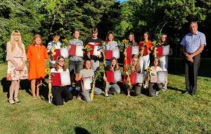 Sprejem najuspešnejših učencev in dijakov 1